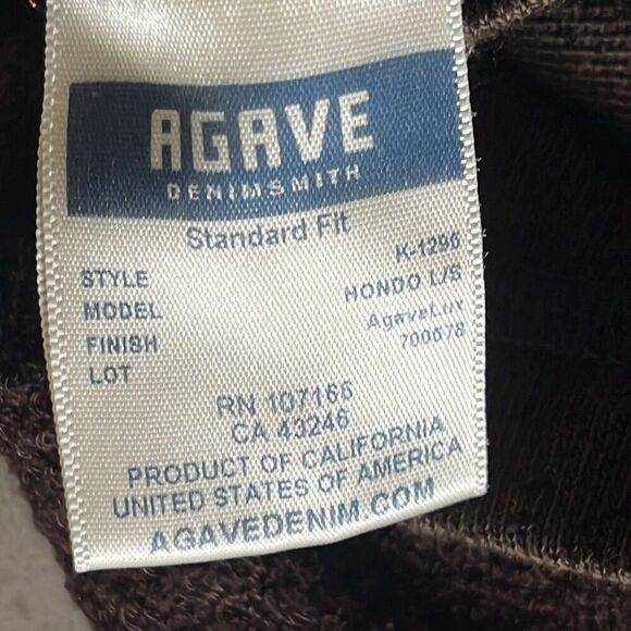 🇺🇸 Agave Denimsmith 1/4 Zip Pullover Mens M - Picture 7 of 8